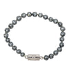 Chanel CC Faux Pearl Brass Bracelet Secondhand
