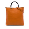 Gucci Tall Calfskin Bamboo Shopper Tote Secondhand
