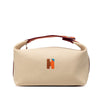 Hermès Large Toile Bride A Brac H Pavillon Case Secondhand