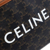 Celine Small Triomphe Coated Canvas Clutch Secondhand