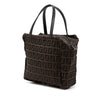 Fendi Mini Zucchino Canvas Handbag Secondhand
