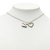 Chanel CC Brass Heart Pendant Necklace Secondhand