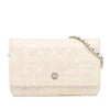 Chanel CC Coated Tweed Wallet On Chain Secondhand