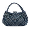 Burberry Nova Check Denim Handbag Secondhand