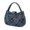 Burberry Nova Check Denim Handbag Secondhand