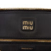 Miu Miu Softy Calfskin Embossed Logo Shoulder Bag Secondhand