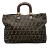 Fendi Large Zucca Canvas Twins Tote Secondhand