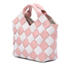 LOEWE Mini Woven Calfskin Gingham Basket Bag Secondhand