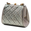 Chanel Mini CC Quilted Metallic Lambskin Frame Crossbody Secondhand