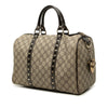 Gucci Medium GG Supreme Guccissima Heart Patches Joy Boston Bag Secondhand