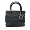 Dior Medium Denim Cannage Lady Dior Secondhand