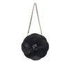 Secondhand Chanel Lambskin and Satin Camellia Flower Evening Bag