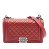 Chanel Old Medium Quilted Lambskin Boy Flap Secondhand