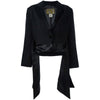 Kenzo Black Wool Short Blazer - '90s Second hand