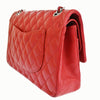 Secondhand Chanel Matelassé Red Leather Bag