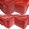 Secondhand Chanel Matelassé Red Leather Bag