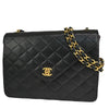 Secondhand Chanel Timeless Black Leather Bag