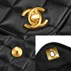 Secondhand Chanel Timeless Black Leather Bag