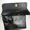Secondhand Chanel Logo CC Black Patent Leather Bag