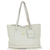 Secondhand Prada Vitello White Leather Bag