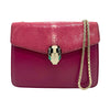 Secondhand Bulgari Serpenti Pink Leather Bag