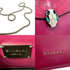 Secondhand Bulgari Serpenti Pink Leather Bag
