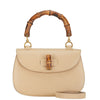 Secondhand Gucci Bamboo Beige Leather Bag