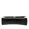 Secondhand Balenciaga Croc Embossed Leather Downtown Crossbody XS