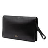 Valentino Calfskin Rockstud Wristlet Clutch Secondhand
