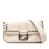 Fendi Whipstitch Leather Baguette Crossbody Secondhand