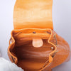 Secondhand Gucci Brown Bamboo Leather Mini Backpack -'90s