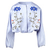 Secondhand Vivetta Blue Floral Jacket and Skirt Set - '20s