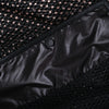 Secondhand Marco De Vincenzo Black Mesh Bomber Jacket - '10s