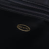 Secondhand Chanel black lambskin top handle bag - '90s