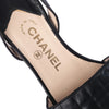 Secondhand Chanel Black Quilted Leather Slingback Sandals
