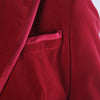 Gucci by Tom Ford Red Cotton Velvet Pantsuit - '90s