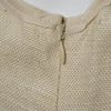 Secondhand Prada Silk-Blend Dress with Yellow Bead Detailing - '10s