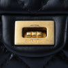 Secondhand Chanel Black Quilted Leather Reissue 2.55 Belt Bag - '10s