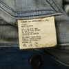 Secondhand Junya Watanabe Comme des Garçons Blue Stone Washed Denim Trench Coat - '00s