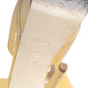 second hand Yves Saint Laurent Yellow Patent Leather Platform Stiletto Sandals