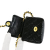 Secondhand Chanel Mini matelassé Black Leather Bag