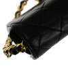 Secondhand Chanel Mini matelassé Black Leather Bag
