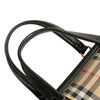 Burberry Haymarket Check Canvas Boston Bag Secondhand