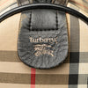 Burberry Haymarket Check Canvas Boston Bag Secondhand