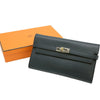 Secondhand Hermès Kelly Clutch Navy Leather Accessories