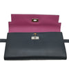 Secondhand Hermès Kelly Clutch Navy Leather Accessories
