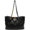 Chanel 19 Shopping Bag Quilted Leather