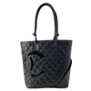 Secondhand Chanel Cambon Black Leather Bag