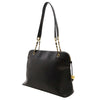 Secondhand Chanel Coco Mark Black Leather Bag