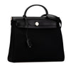 Secondhand Hermès Herbag Black Canvas Bag
